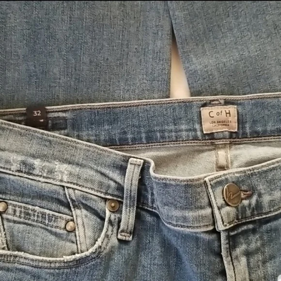 Citizen of Humanity Rocket High Rise Skinny Distressed Fizzle Jeans Size… - Picture 9 of 13